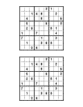 sudoku printables two puzzles jpg